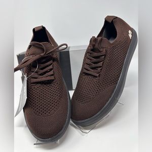 Flatheads Mens Luft Brown Walking Shoes Size 9 Medium (D, M)